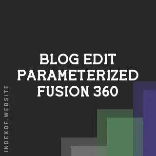 How to Edit Parameterized Fusion 360 (.f3d) Models on Linux | Logo - Indexof